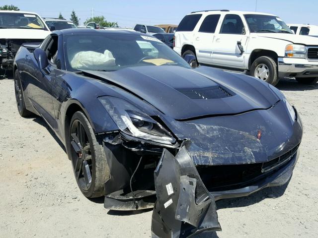 1G1YB2D72G5113261 - 2016 CHEVROLET CORVETTE S BLUE photo 1