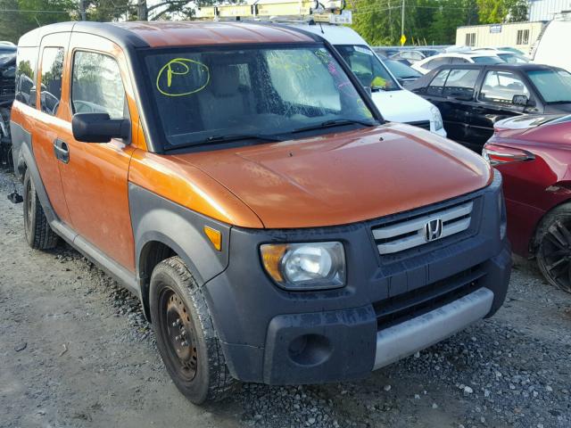 5J6YH183X7L003586 - 2007 HONDA ELEMENT LX ORANGE photo 1