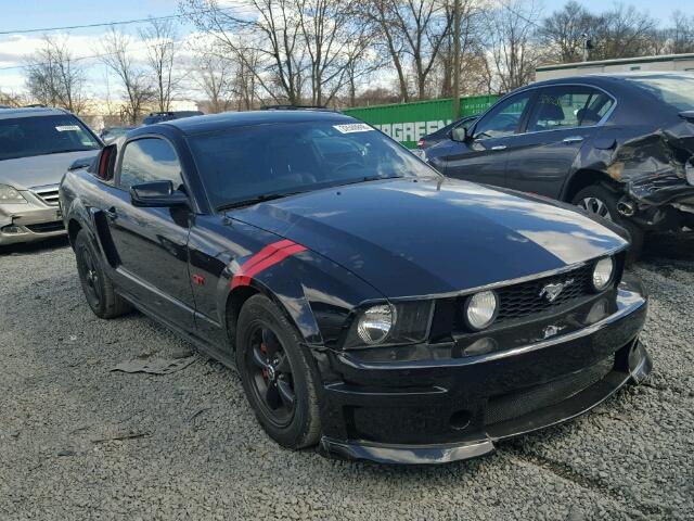 1ZVHT82H575308691 - 2007 FORD MUSTANG GT BLACK photo 1