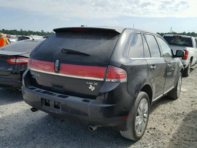 2LMDU68C19BJ10820 - 2009 LINCOLN MKX BLACK photo 4