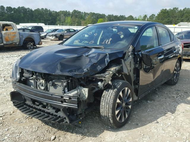 3N1CB7AP4HY301466 - 2017 NISSAN SENTRA SR BLACK photo 2