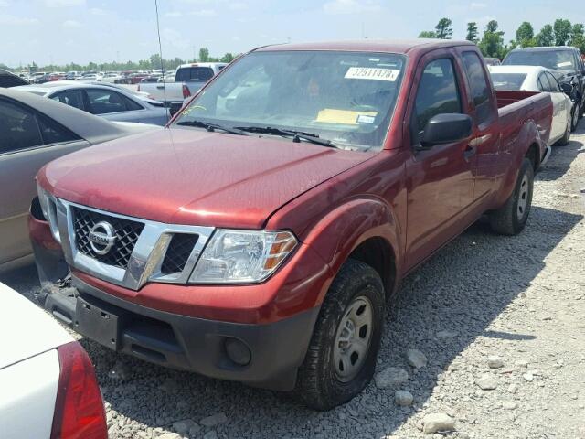 1N6BD0CT2FN763276 - 2015 NISSAN FRONTIER S RED photo 2