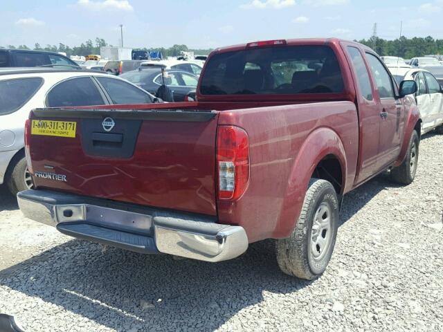 1N6BD0CT2FN763276 - 2015 NISSAN FRONTIER S RED photo 4