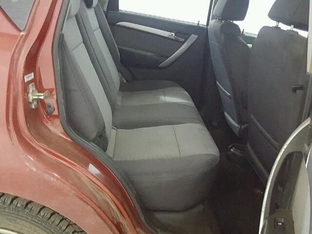 KL1TD6DE0AB101613 - 2010 CHEVROLET AVEO LS RED photo 6