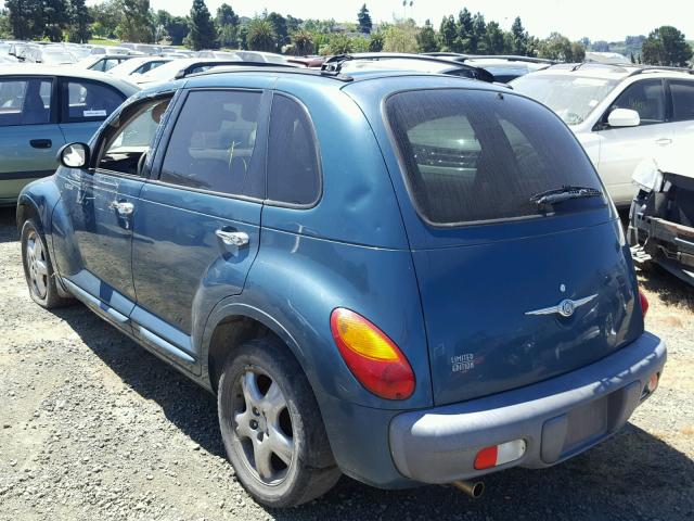 3C8FY4BB61T625322 - 2001 CHRYSLER PT CRUISER GREEN photo 3