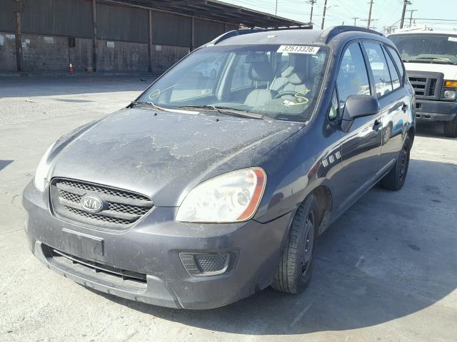 KNAFG526677069438 - 2007 KIA RONDO LX BLACK photo 2