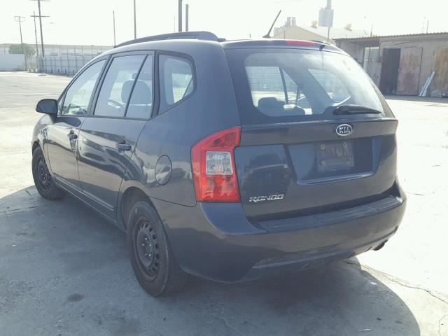 KNAFG526677069438 - 2007 KIA RONDO LX BLACK photo 3