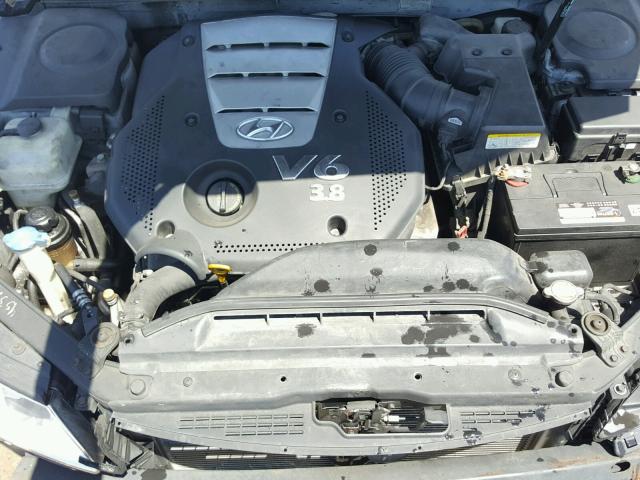 KMHFC46F46A042335 - 2006 HYUNDAI AZERA SE SILVER photo 7