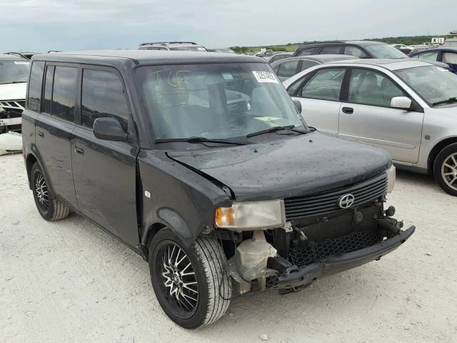 JTLKT334564100651 - 2006 TOYOTA SCION XB BLACK photo 1