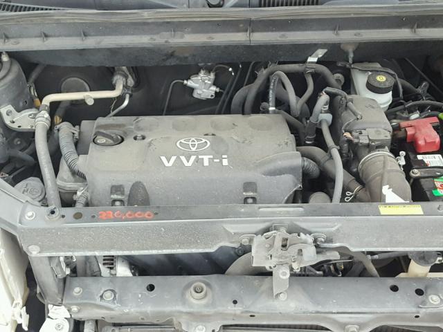 JTLKT334564100651 - 2006 TOYOTA SCION XB BLACK photo 7