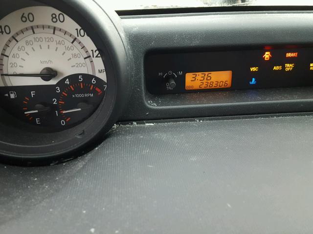 JTLKT334564100651 - 2006 TOYOTA SCION XB BLACK photo 8