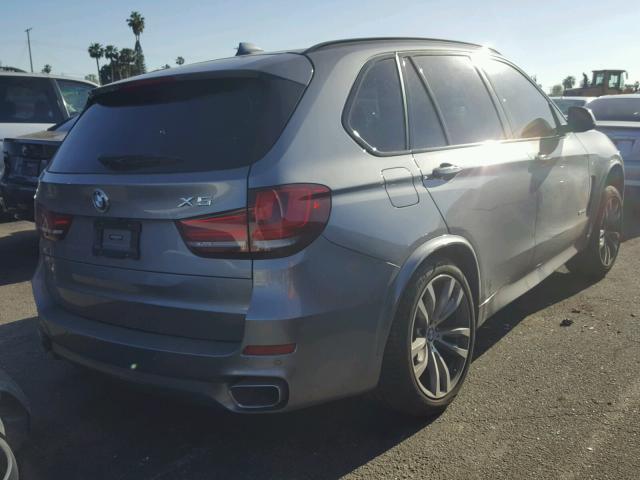 5UXKR2C38H0X07423 - 2017 BMW X5 SDRIVE3 GRAY photo 4