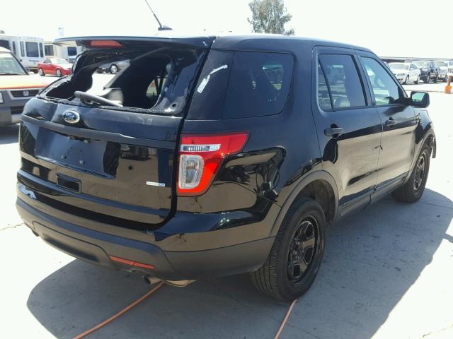 1FM5K8AR4EGC40450 - 2014 FORD EXPLORER P BLACK photo 4