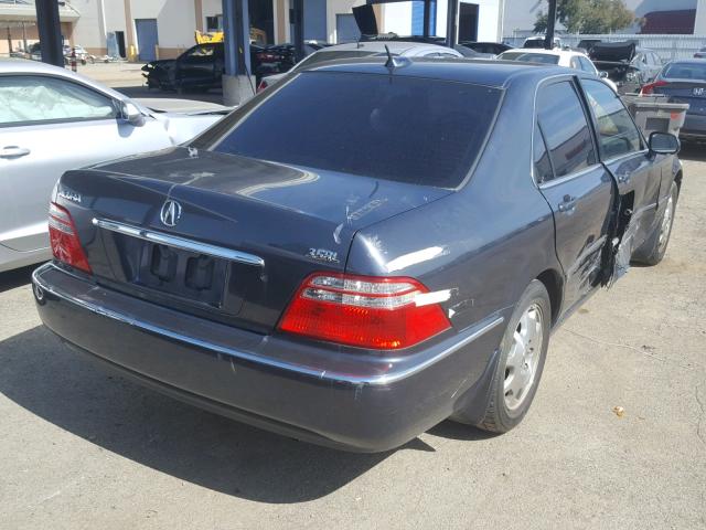 JH4KA96654C003338 - 2004 ACURA 3.5RL GRAY photo 4