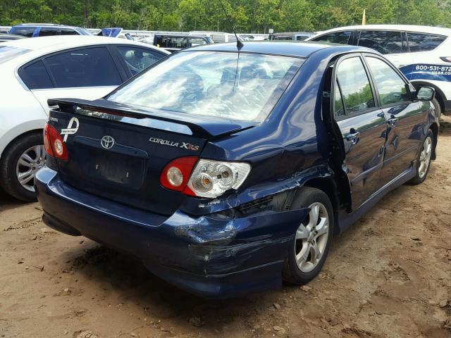 2T1BY32E86C551495 - 2006 TOYOTA COROLLA XR 蓝色 照片 4