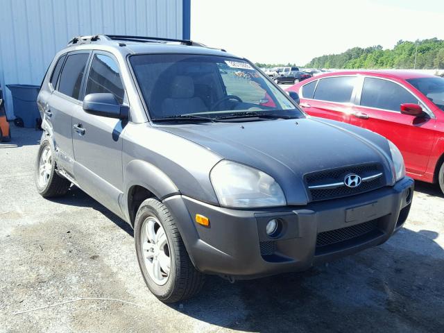 KM8JN12D87U665724 - 2007 HYUNDAI TUCSON SE GRAY photo 1