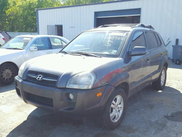 KM8JN12D87U665724 - 2007 HYUNDAI TUCSON SE GRAY photo 2