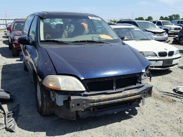 2FMZA5149XBB19446 - 1999 FORD WINDSTAR L BLUE photo 1