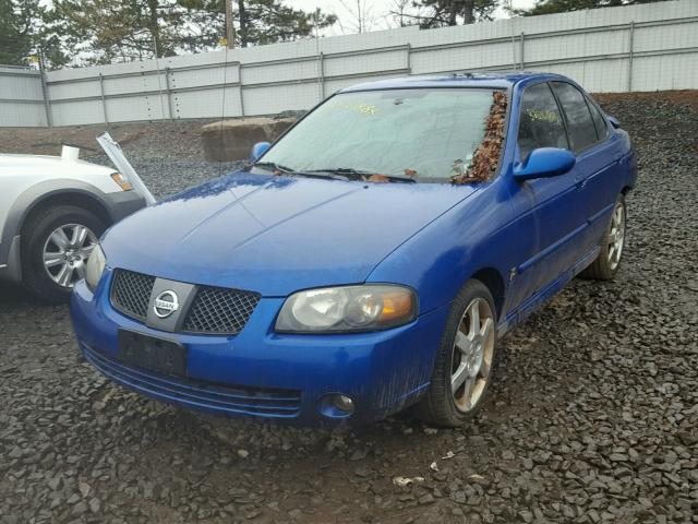 3N1AB51A16L612211 - 2006 NISSAN SENTRA SE- BLUE photo 2