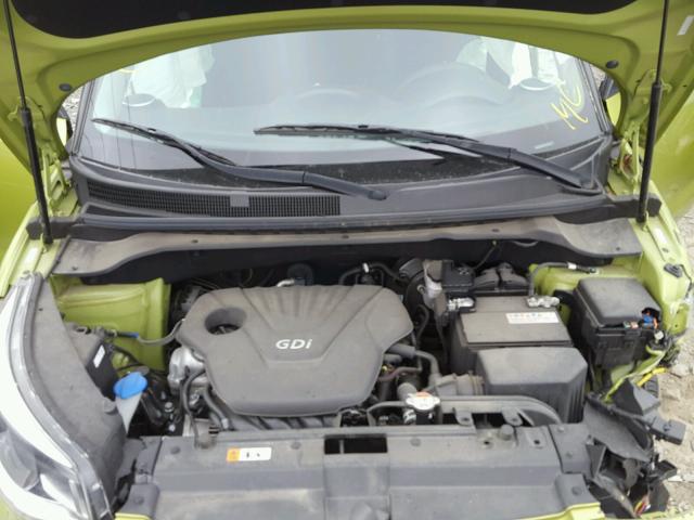 KNDJN2A2XG7825062 - 2016 KIA SOUL GREEN photo 7