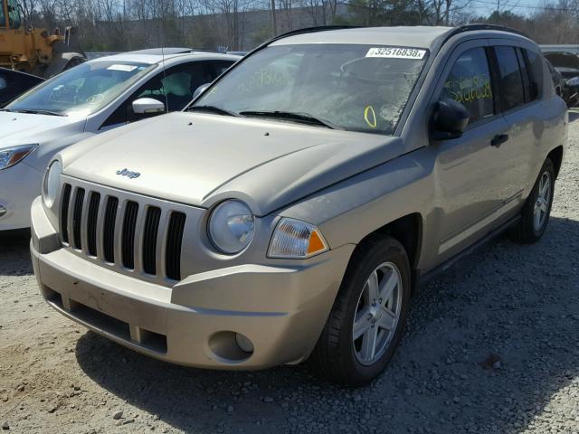 1J4FF47B99D227436 - 2009 JEEP COMPASS SP GOLD photo 2