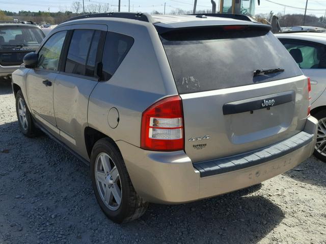 1J4FF47B99D227436 - 2009 JEEP COMPASS SP GOLD photo 3