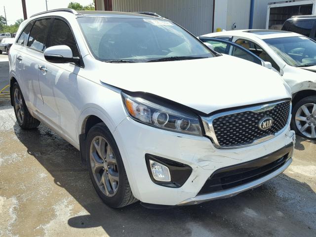 5XYPK4A57GG117993 - 2016 KIA SORENTO SX WHITE photo 1