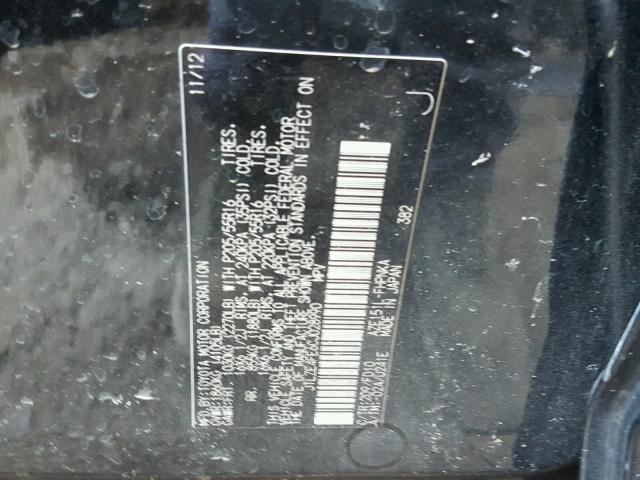 JTLZE4FE6CJ028990 - 2012 TOYOTA SCION XB BLACK photo 10