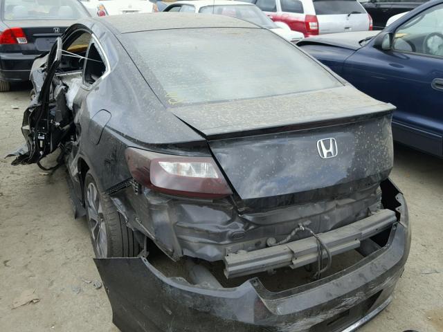 1HGCT1B34DA009464 - 2013 HONDA ACCORD LX- BLACK photo 3