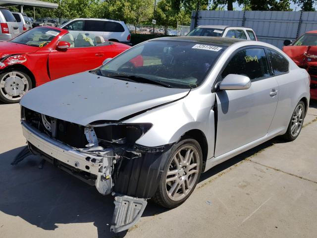 JTKDE167X90293229 - 2009 TOYOTA SCION TC 银色 照片 2