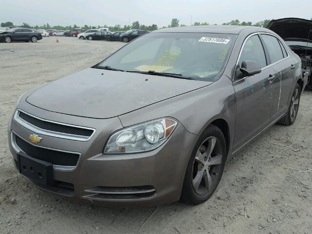 1G1ZC5E14BF320833 - 2011 CHEVROLET MALIBU 1LT ყავისფერი ფოტო 2