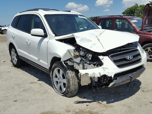 5NMSH13E77H109581 - 2007 HYUNDAI SANTA FE S WHITE photo 1