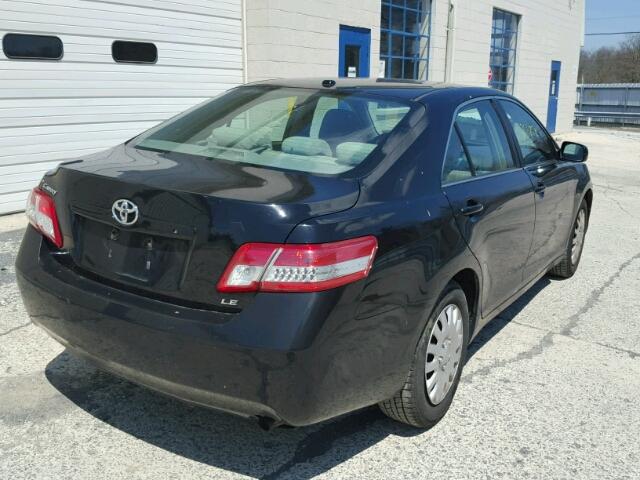 4T1BF3EK0BU131844 - 2011 TOYOTA CAMRY BASE BLACK photo 4