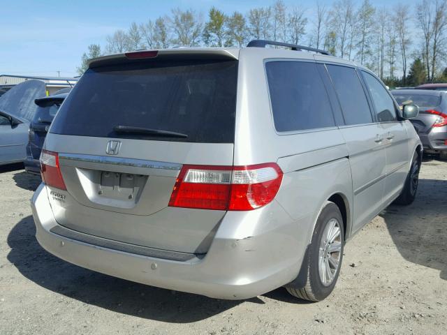 5FNRL38867B077977 - 2007 HONDA ODYSSEY TO SILVER photo 4