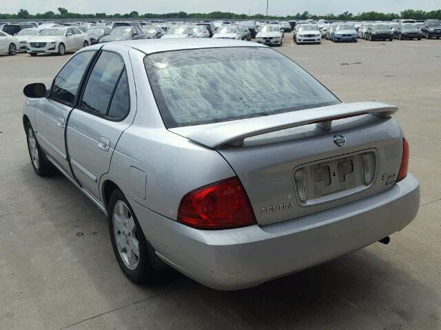 3N1CB51D76L567441 - 2006 NISSAN SENTRA 1.8 SILVER photo 3