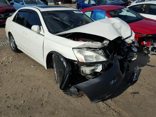 JHMCN36457C003297 - 2007 HONDA ACCORD HYB WHITE photo 1