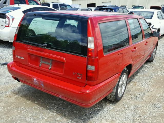 YV1LW56D0X2625395 - 1999 VOLVO V70 GLT RED photo 4