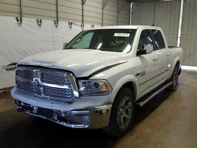 1C6RR7NM8FS500316 - 2015 RAM 1500 LARAM WHITE photo 2