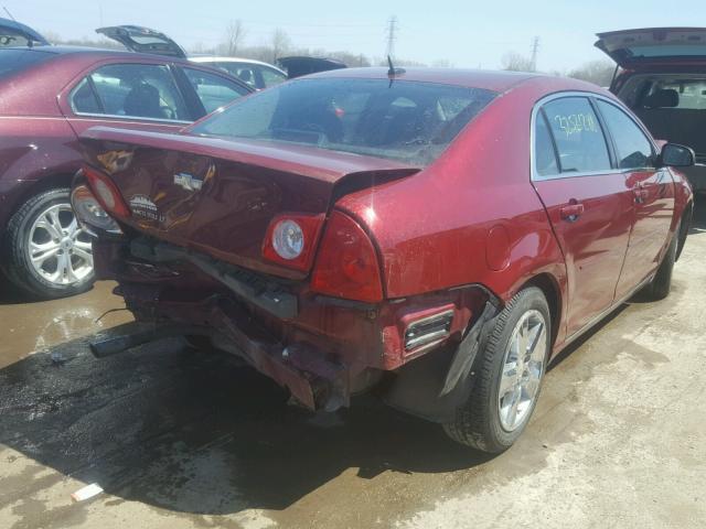 1G1ZC5E13BF330964 - 2011 CHEVROLET MALIBU 1LT 红色 照片 4