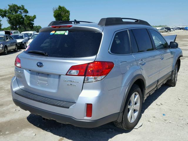 4S4BRDKC8D2310612 - 2013 SUBARU OUTBACK 3. BLUE photo 4