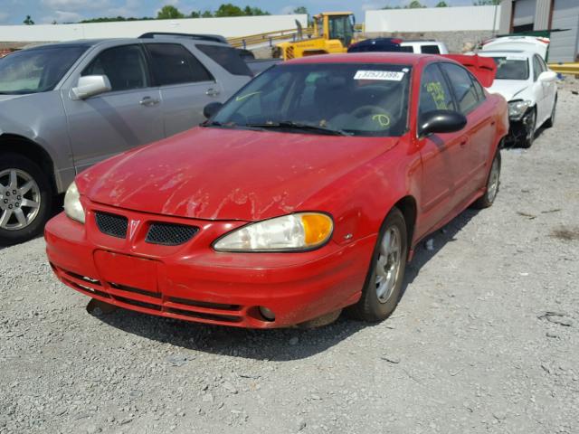 1G2NF52EX4C251451 - 2004 PONTIAC GRAND AM S RED photo 2