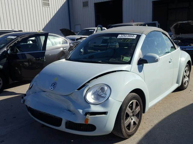 3VWPF31Y36M319270 - 2006 VOLKSWAGEN NEW BEETLE 蓝色 照片 2