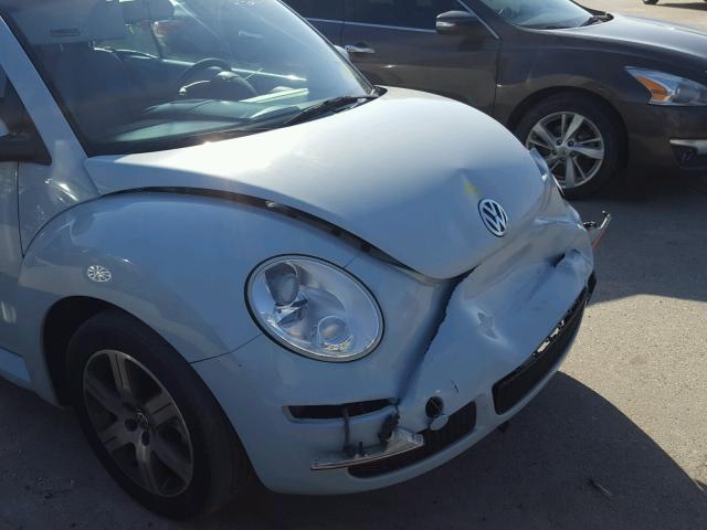 3VWPF31Y36M319270 - 2006 VOLKSWAGEN NEW BEETLE 蓝色 照片 9
