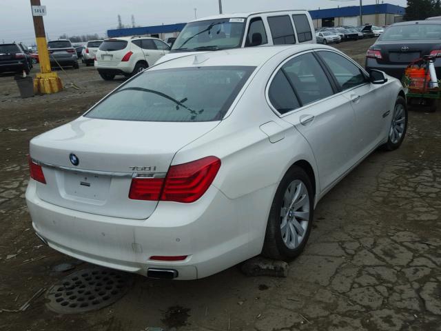 WBAKA83509CY34337 - 2009 BMW 750 I WHITE photo 4