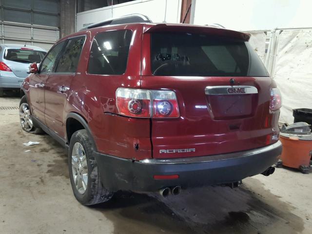 1GKER237X8J117806 - 2008 GMC ACADIA SLT 栗色 照片 3