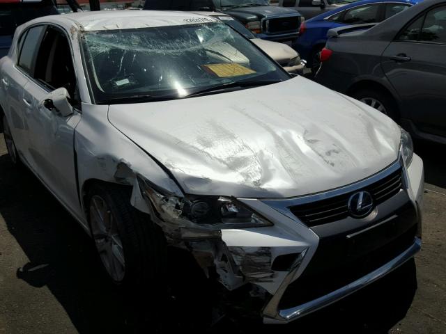 JTHKD5BH9H2280710 - 2017 LEXUS CT 200 WHITE photo 9