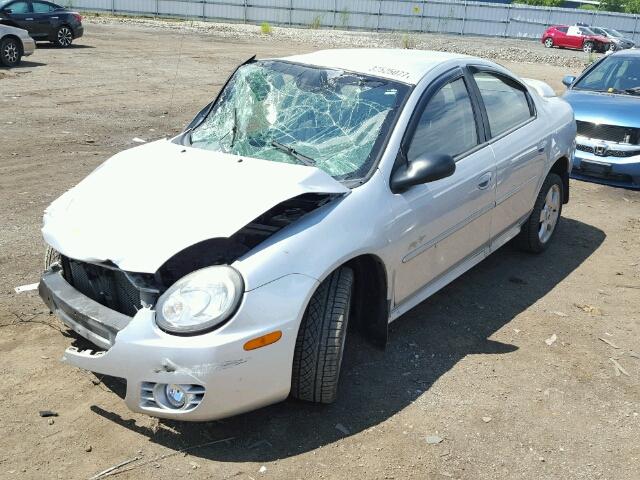 1B3ES76F93D203245 - 2003 DODGE NEON R/T SILVER photo 2