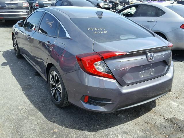 2HGFC1F7XGH651798 - 2016 HONDA CIVIC EXL CHARCOAL photo 3