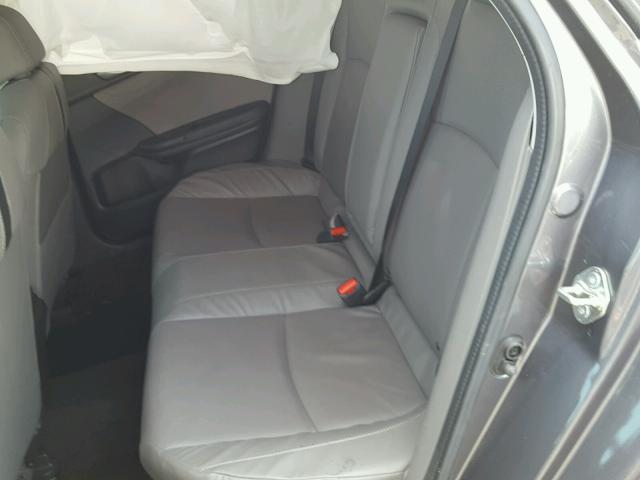 2HGFC1F7XGH651798 - 2016 HONDA CIVIC EXL CHARCOAL photo 6