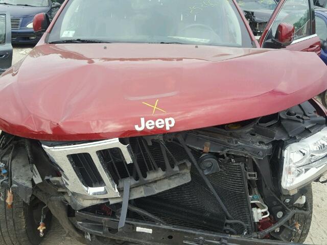 1C4RJFAG2CC340806 - 2012 JEEP GRAND CHER RED photo 7